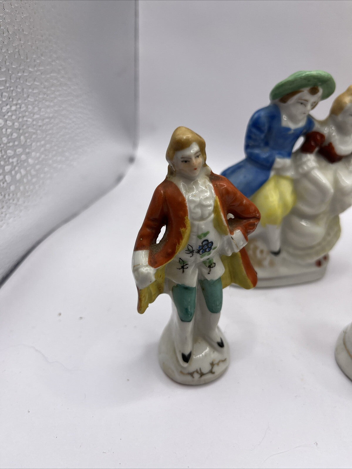 Porcelain Figurines Occupied Japan Lot Colonial Victorian VTG 4 Pc