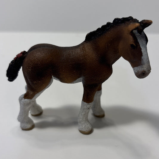 2015 Schleich Clydesdale Foal Horse Toy