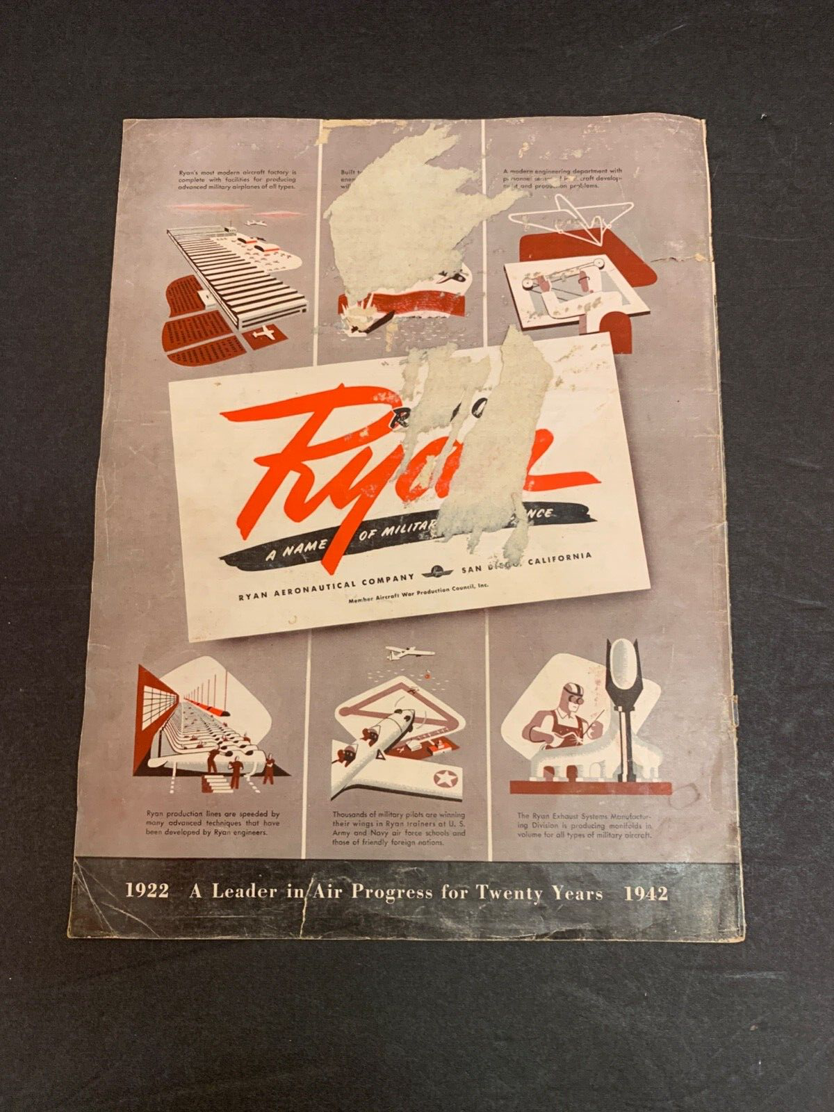 Vintage Aviation Loose Ephemera Sheets