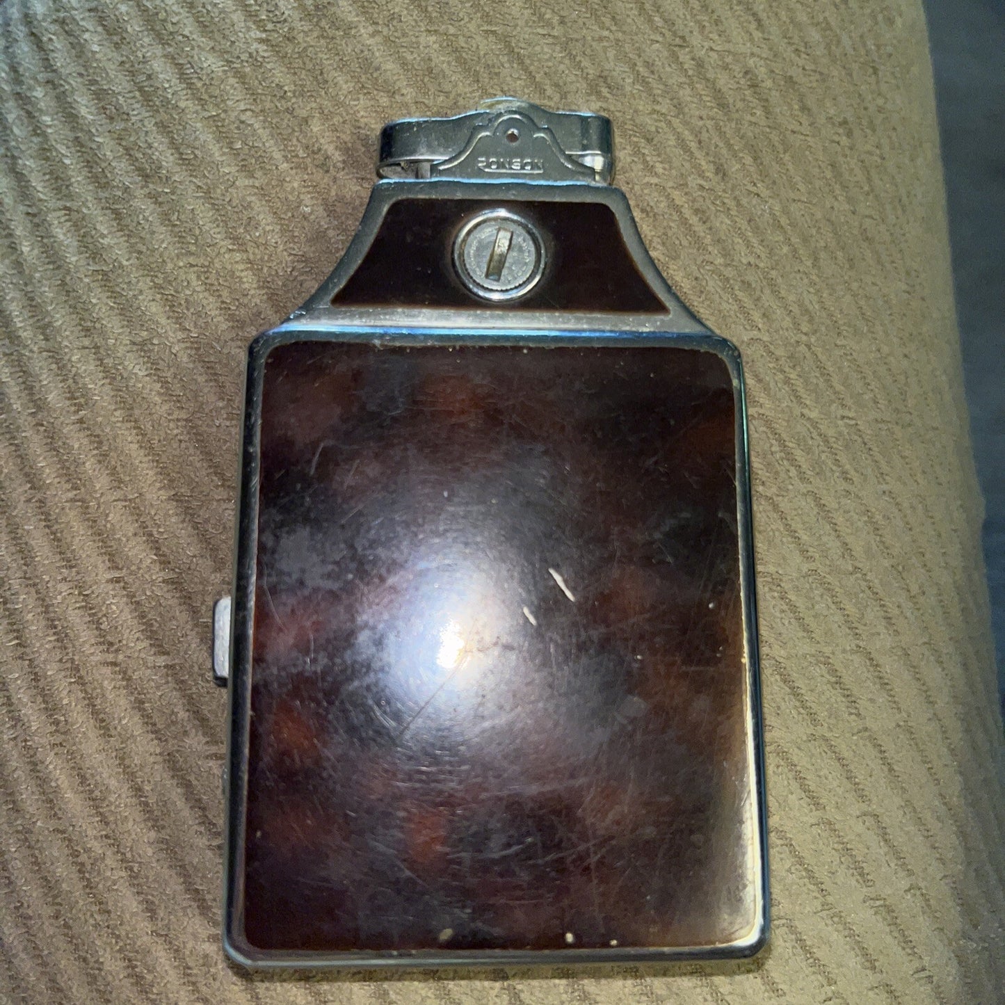 VINTAGE RONSON ART DECO STYLE LIGHTER / CIGARETTE HOLDER / CASE