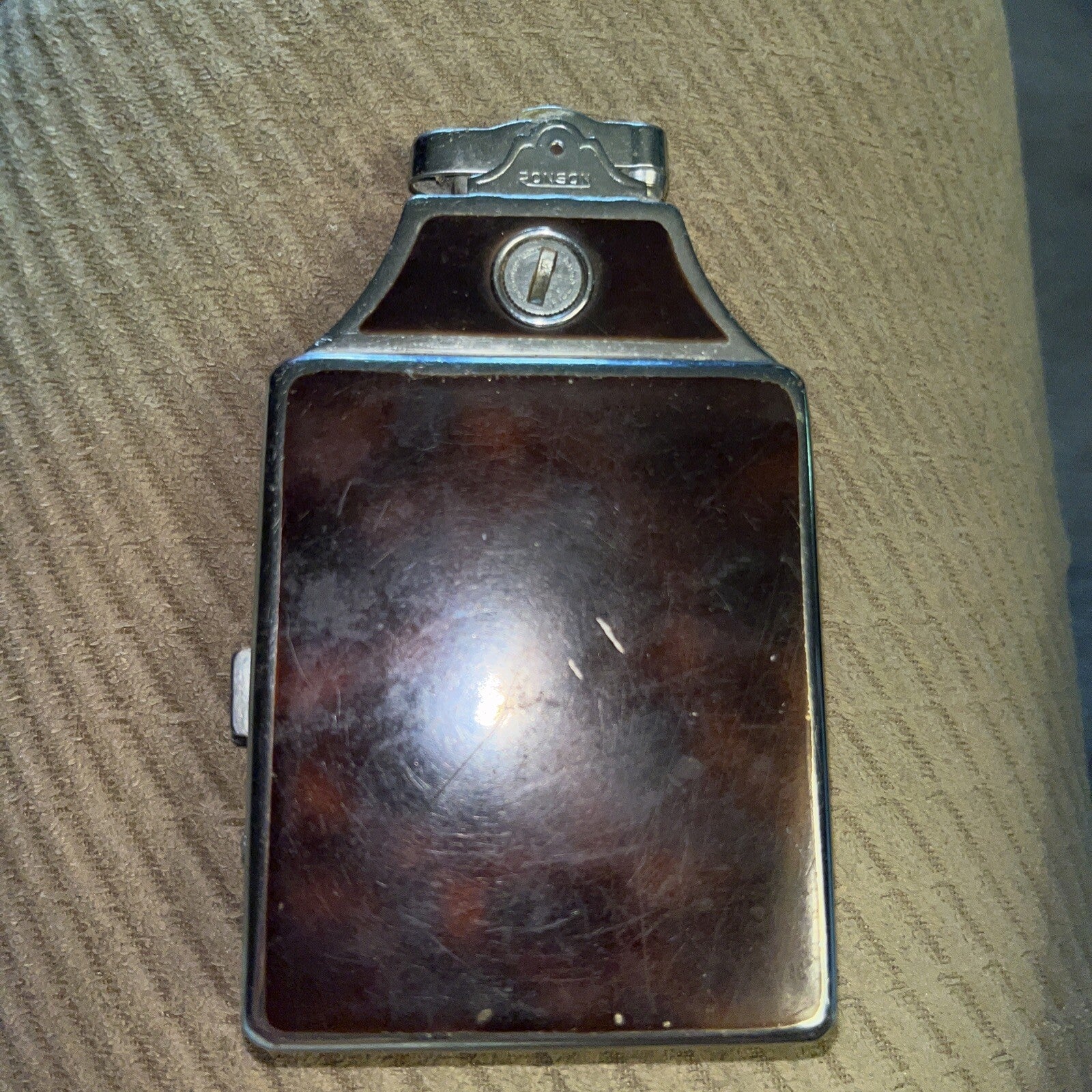VINTAGE RONSON ART DECO STYLE LIGHTER / CIGARETTE HOLDER / CASE