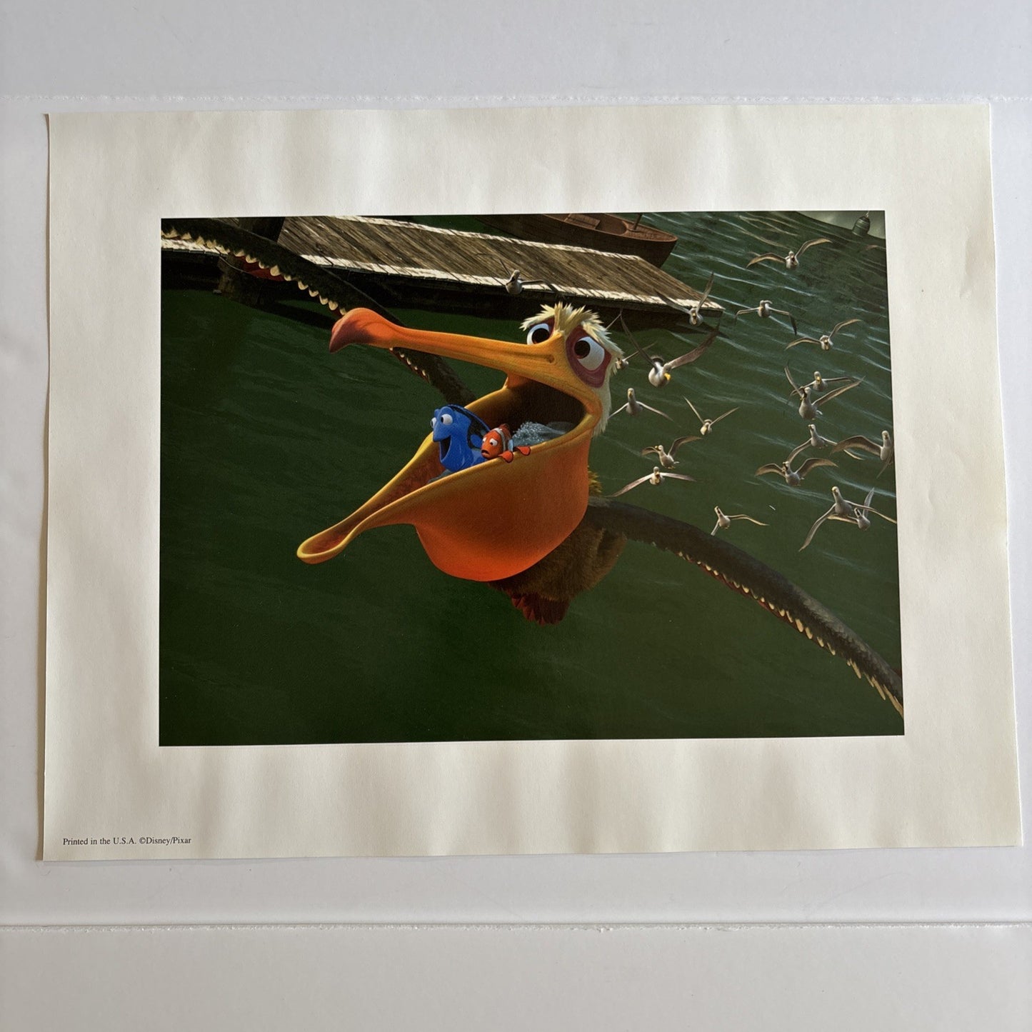 Finding Nemo Lithograph set of 4 Walt Disney Pixar