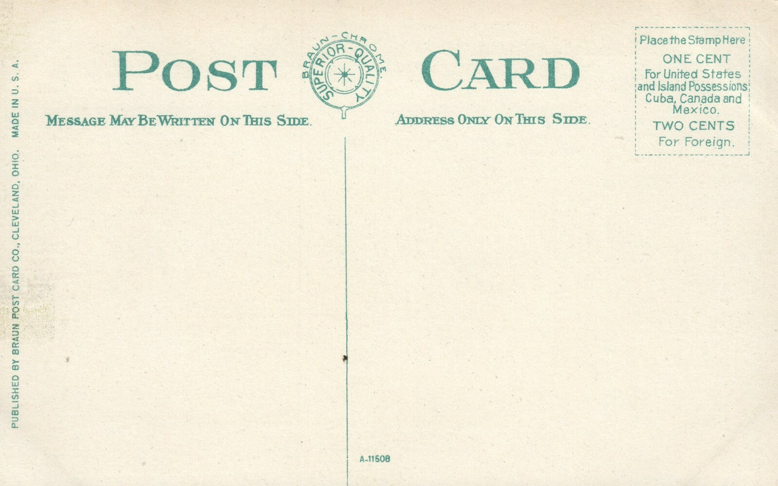 Rockefeller Park Cleveland Sunset  Wood Border OH Ohio Postcard