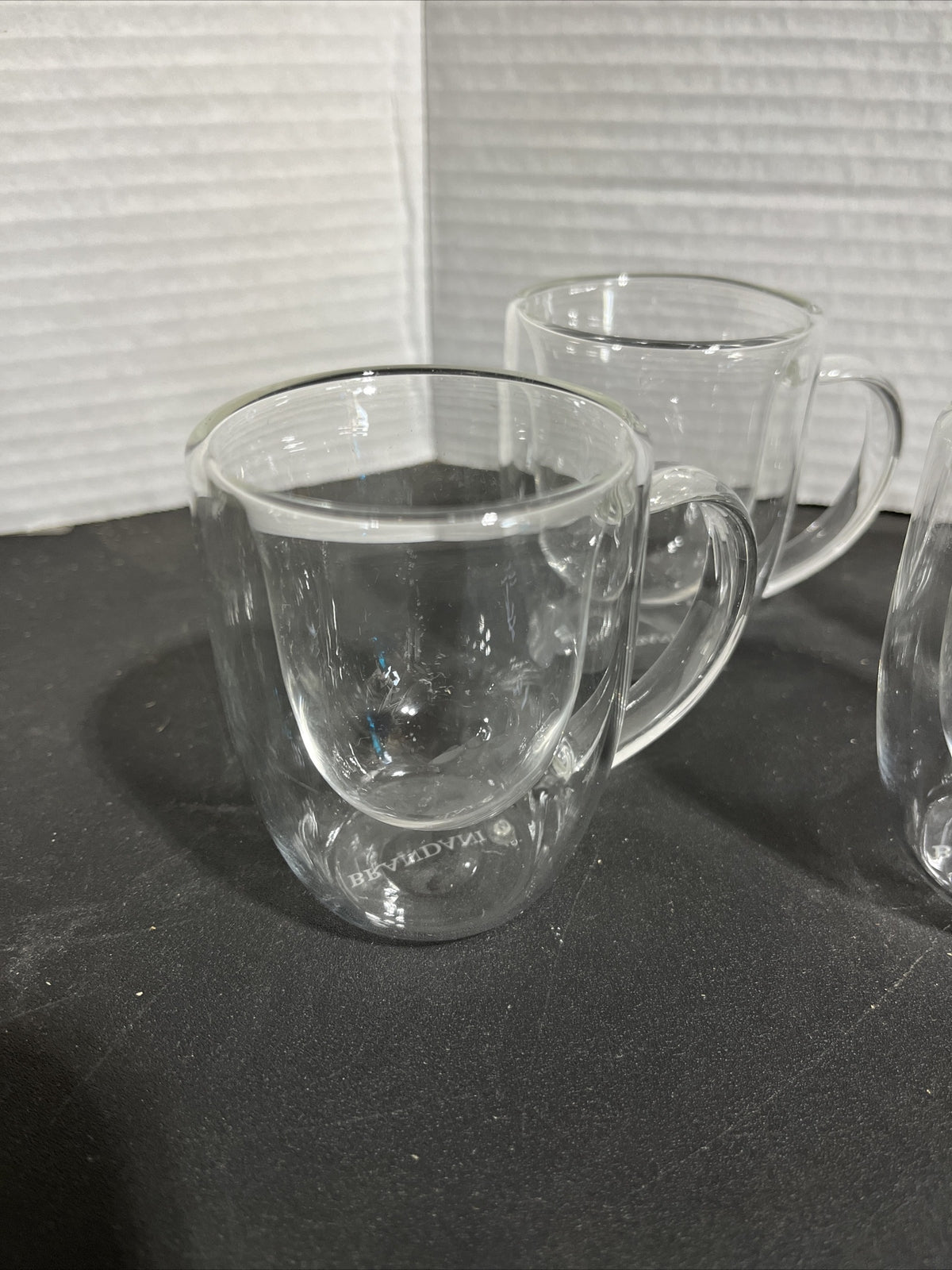 Brandani Double Walled Glass Expresso Shot Cup Mugs Coffee Tea
