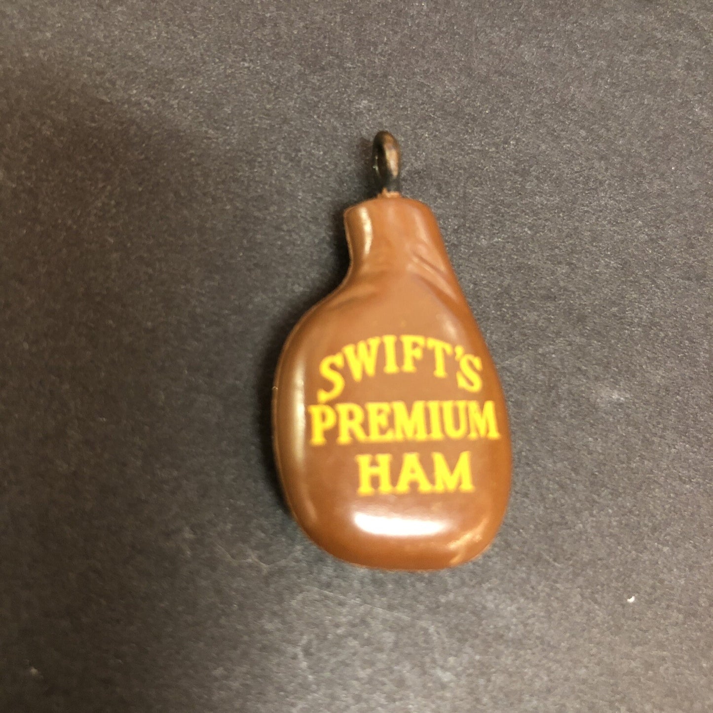 Swift's Premium Ham Advertising Charm 1-3/8" long 3/4" wide