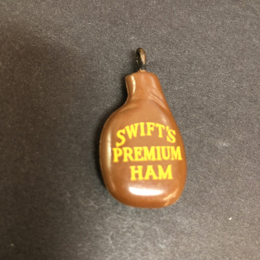 Swift's Premium Ham Advertising Charm 1-3/8" long 3/4" wide