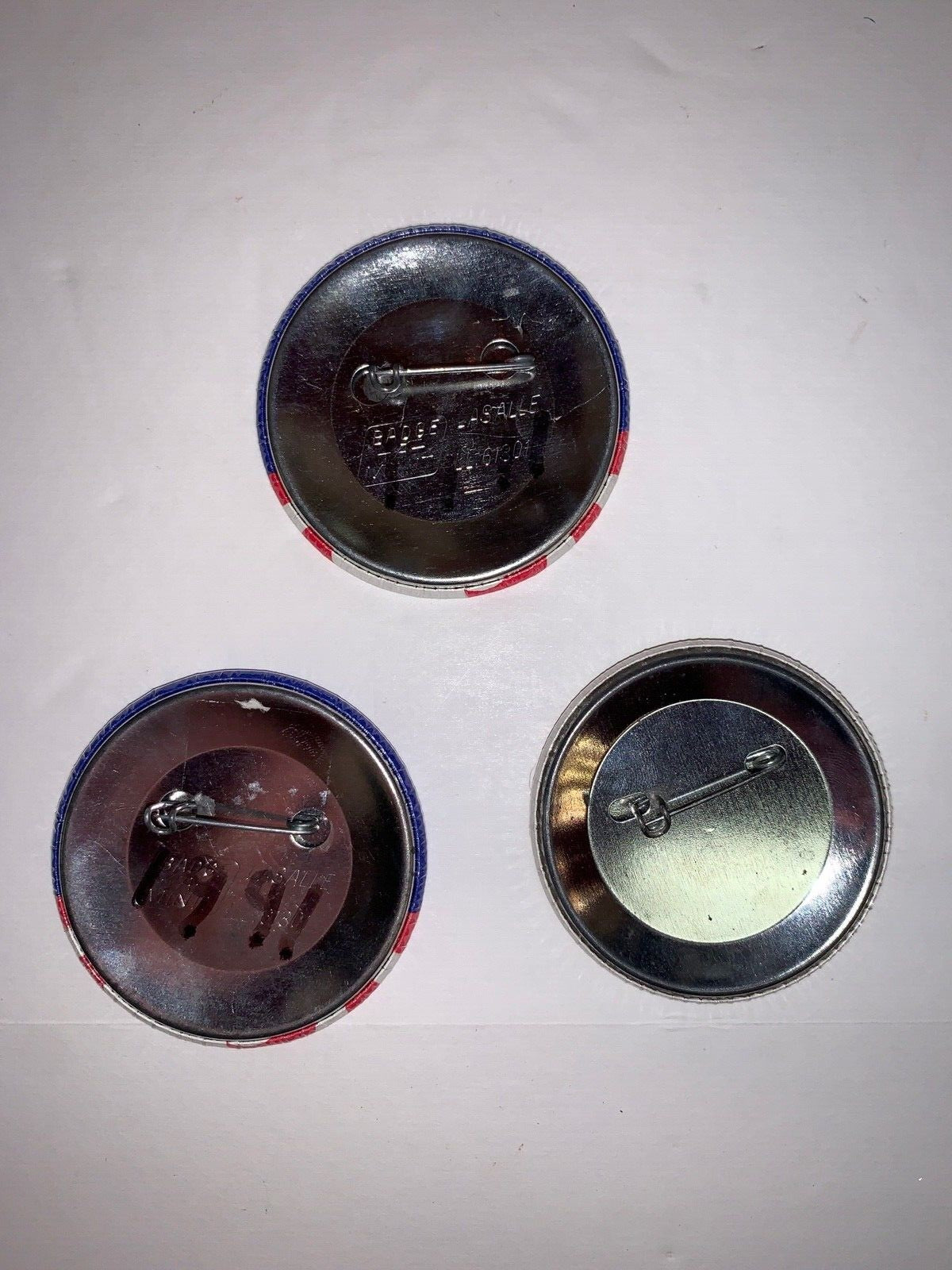 Lot of 3 I Support the Troops in Desert Storm 1991 Pinback