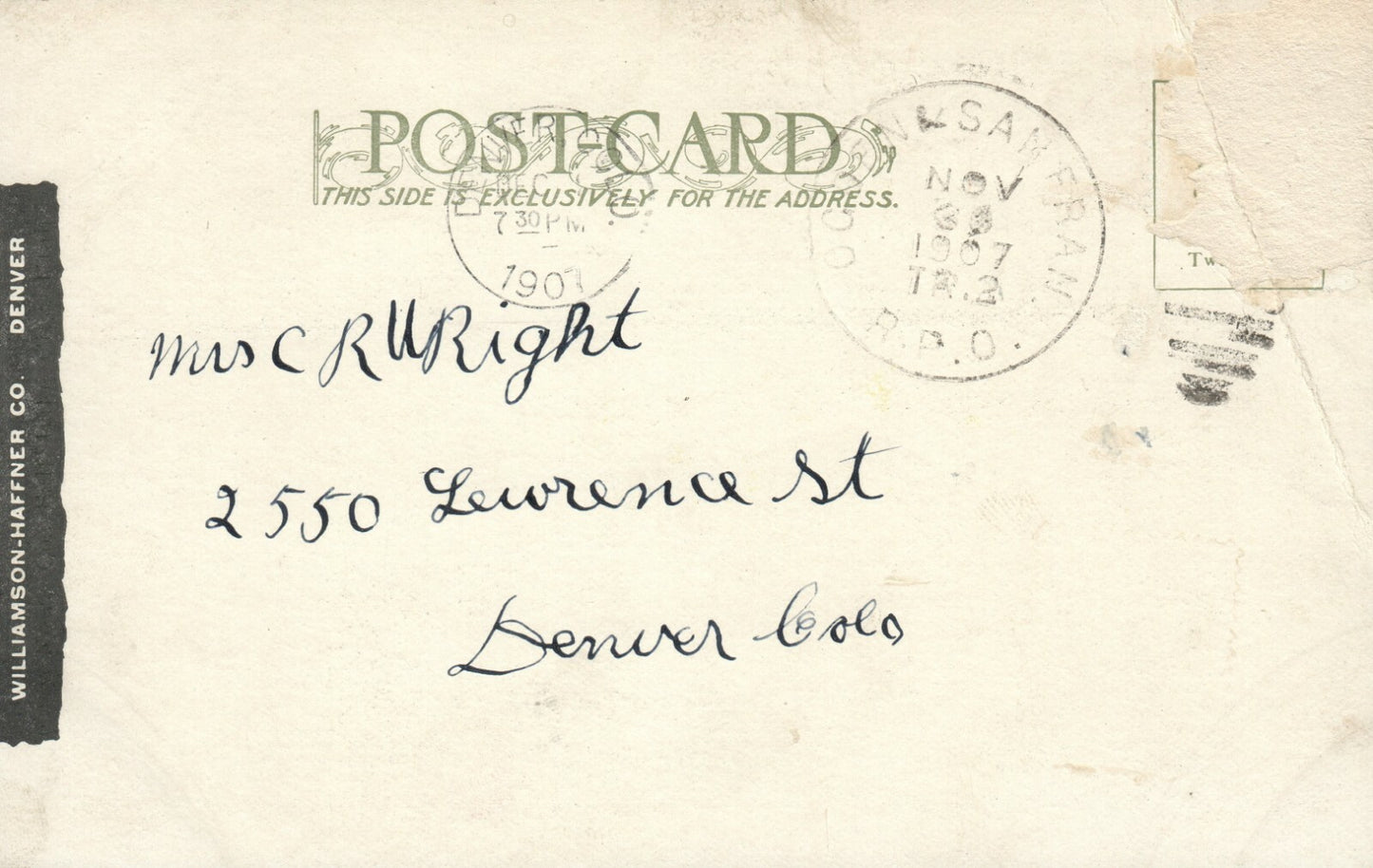 1574 Lucin Cut Off Great Salt Lake Train Going Over Water  UT Utah Postcard