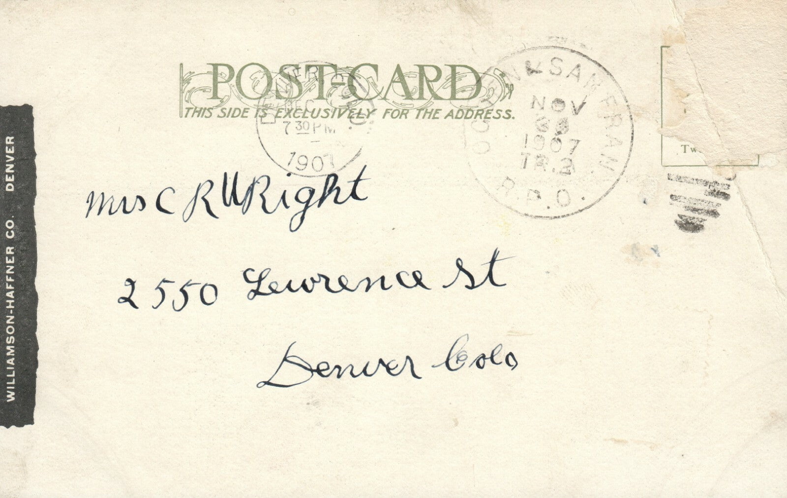 1574 Lucin Cut Off Great Salt Lake Train Going Over Water  UT Utah Postcard