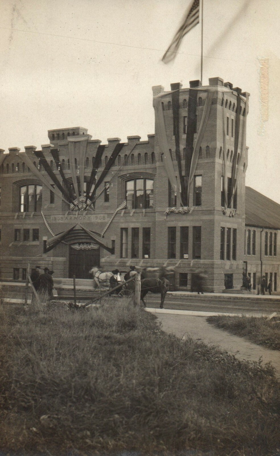 Lot of 5 Real Photo Military Parade Militaria horses vehicles Postcard