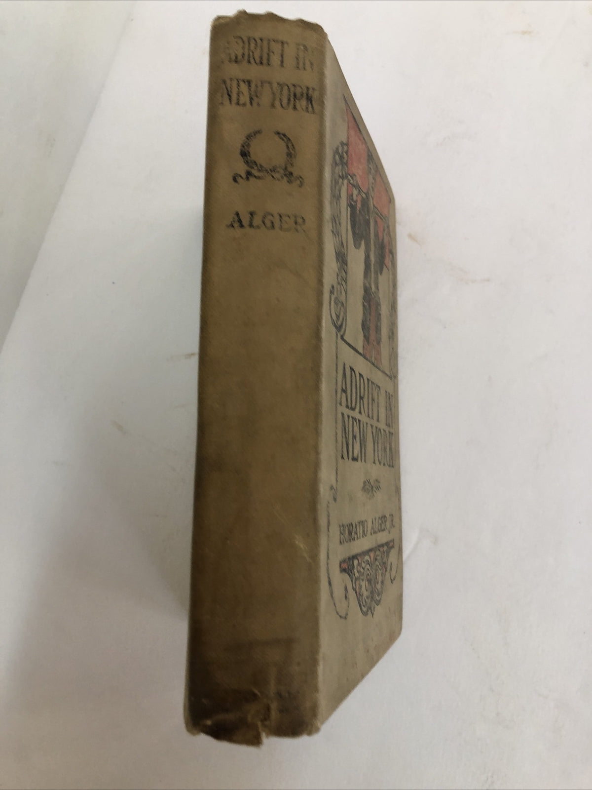 Adrift in New York - Horatio Alger Jr  Tom & Florence Braving the World HC 1907?