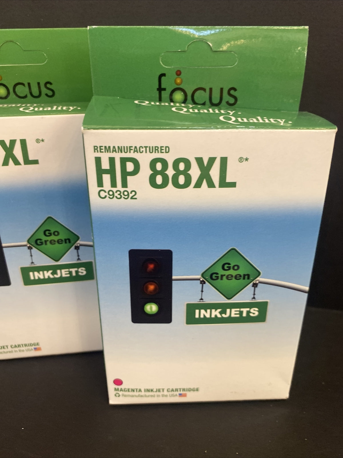 3 Remanufactured Hp 88 Printhead Set Yellow  Magenta & Cyan EXPIRED 2014