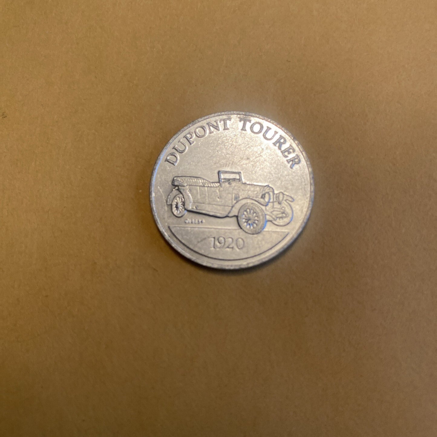 1920 Dupont Touring Sunoco Oil Commemorative Token Antique Car Coin Franklin Min