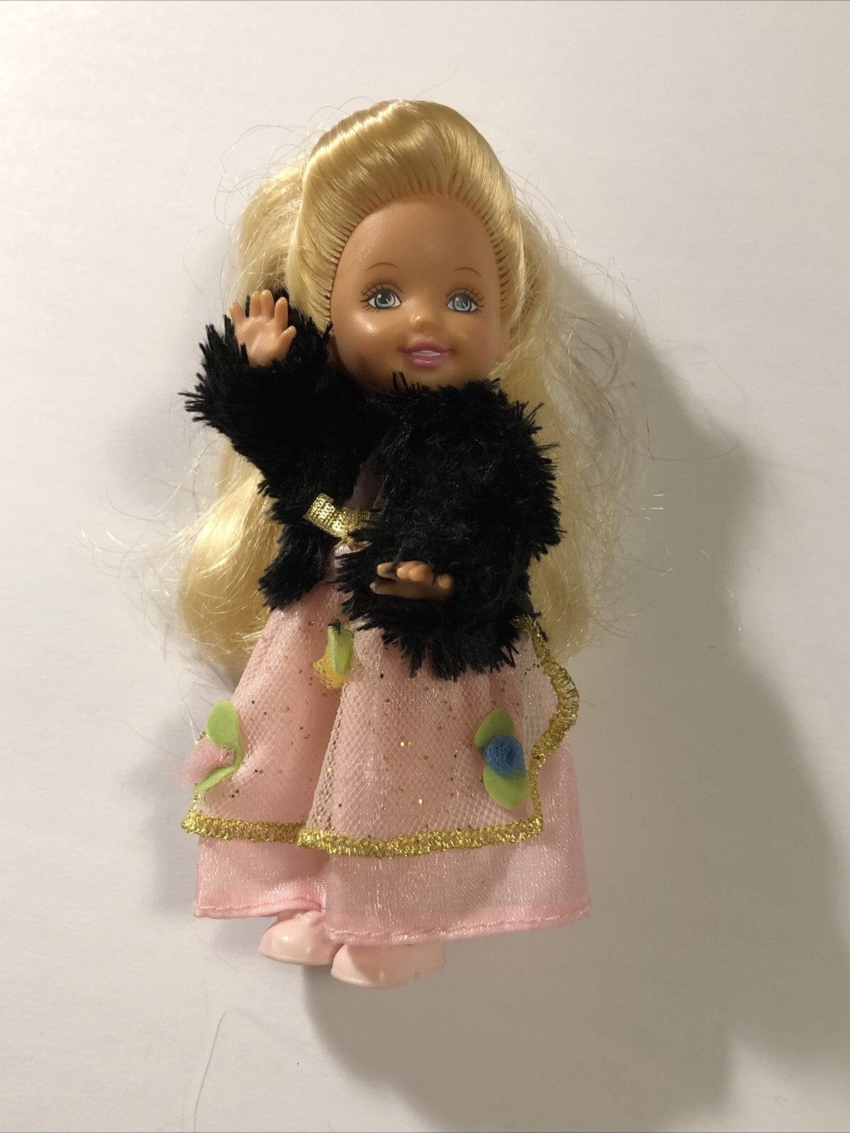 Vintage Lot of Barbie Little Sister Kelly Doll and clothing