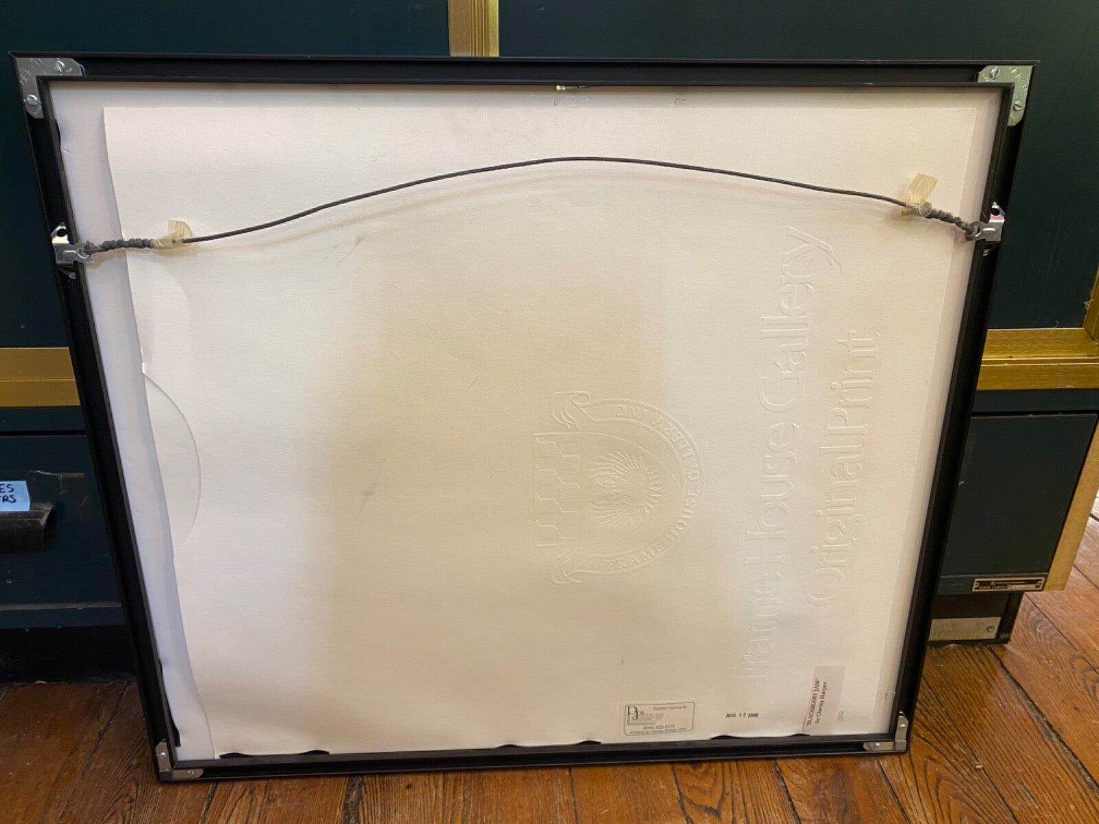 Charley Harper "Blackbeary Jam" Signed & Numbered Framed Serigraph 1984 582/1000