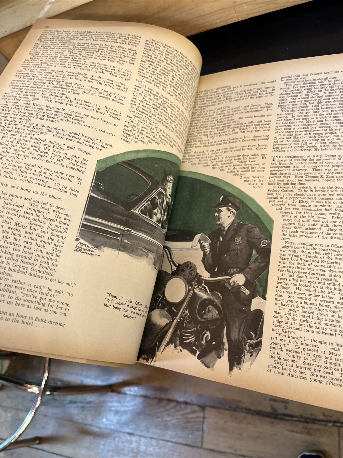 March 1941 REDBOOK Magazine Orig. Mailing Wrapper Agatha Christie Novel of Month