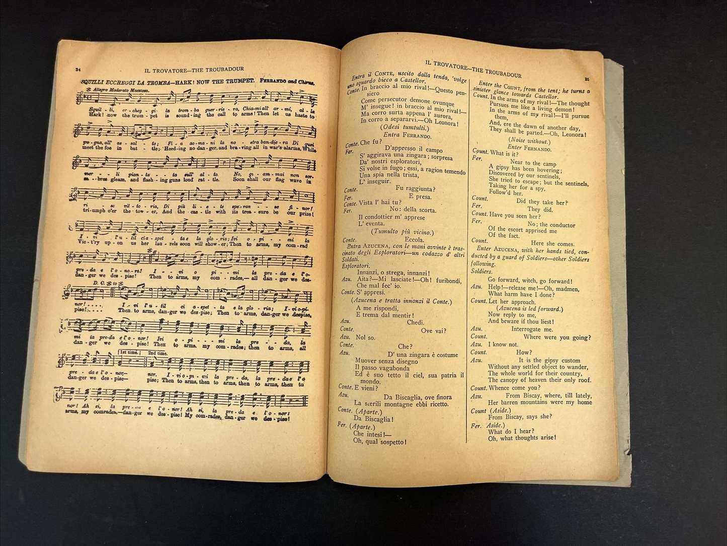 Lot of 3 Opera Libretto Songbooks