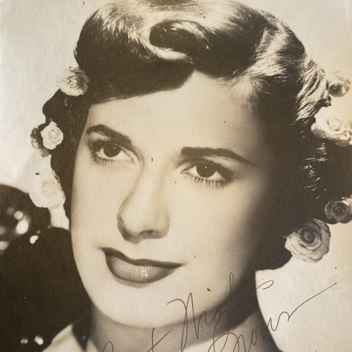 Hollywood Movie star Becky Brown AUTOGRAPHED INK Real PHOTO 8 x 10