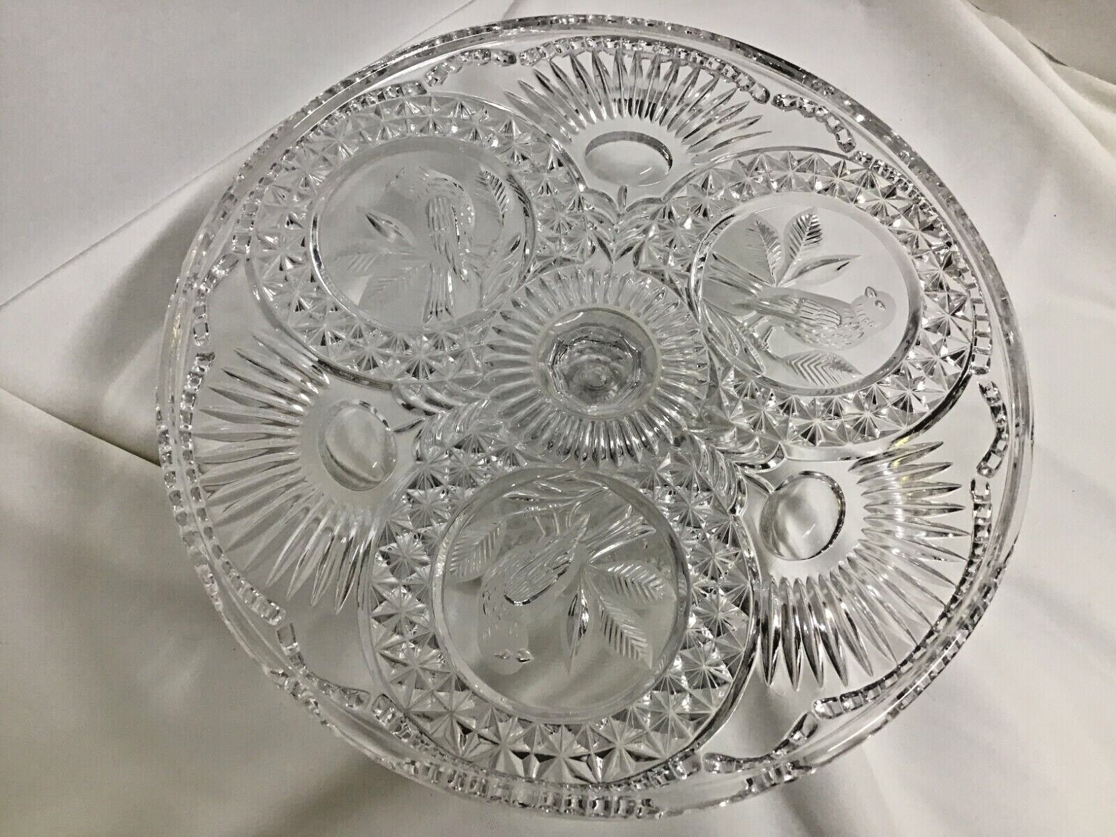 Hofbauer Brydes Crystal Cake Stand Plate