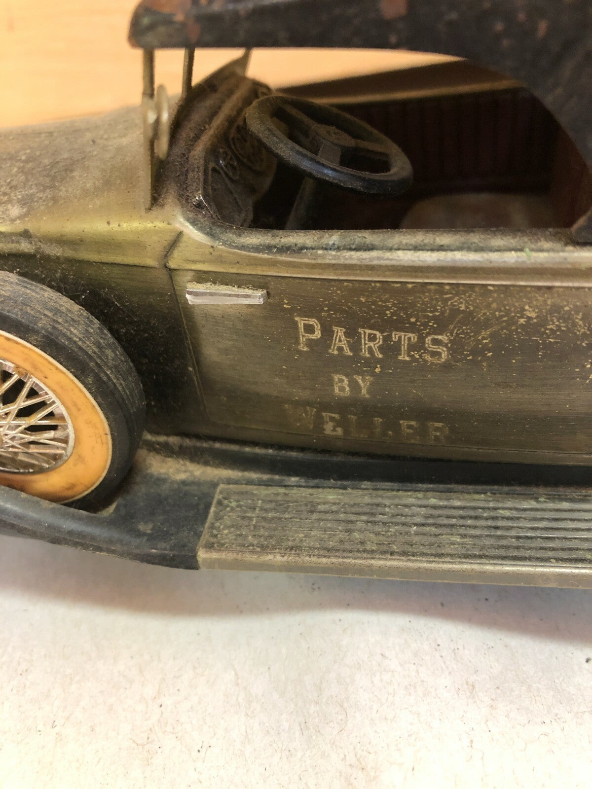 Old Vtg 1931 Rolls Royce  - Collectible Tin Car Toy Made In Japan