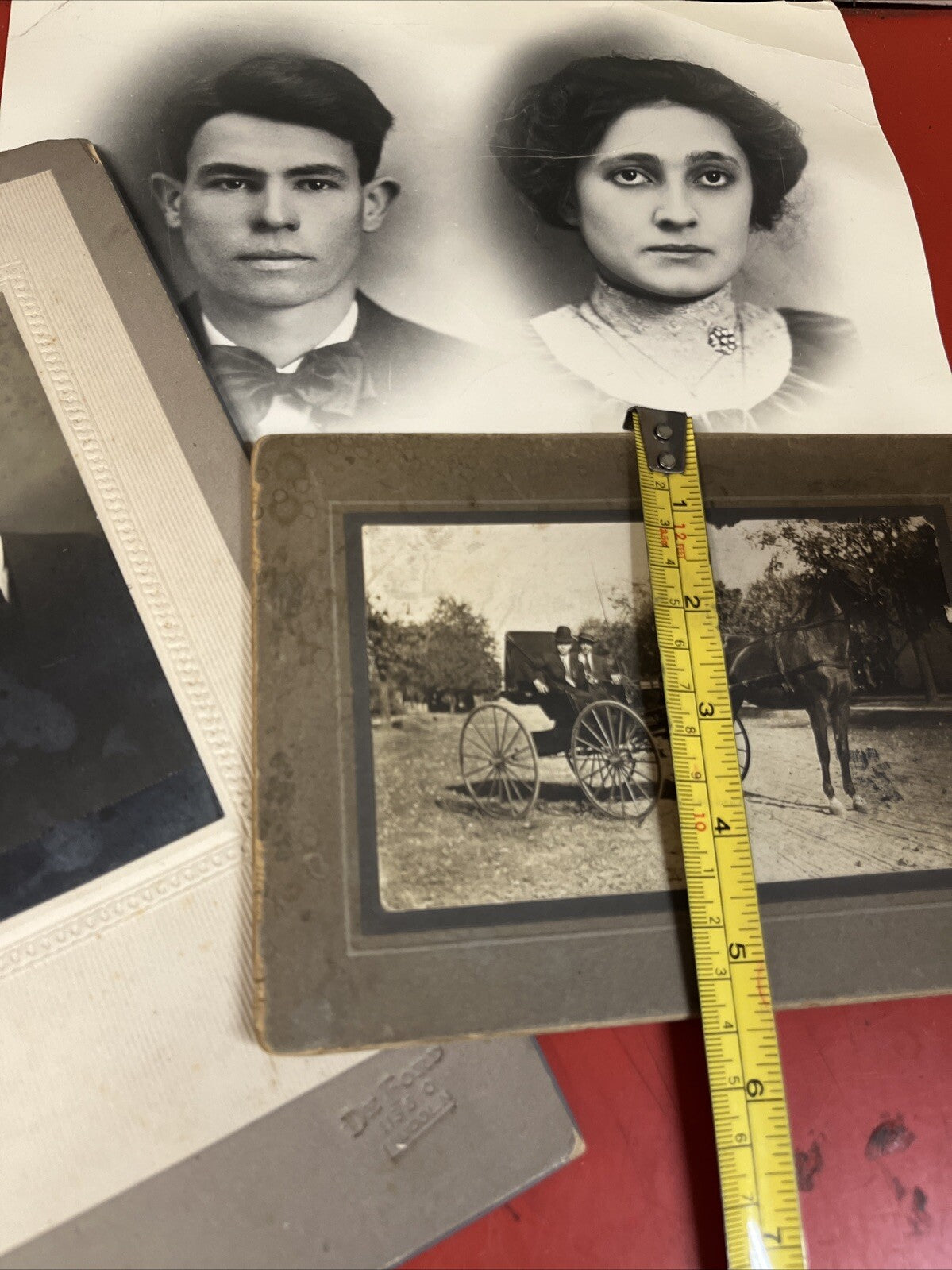 ANTIQUE 1900's ORIGINAL PEOPLE  PHOTO LOT - 3