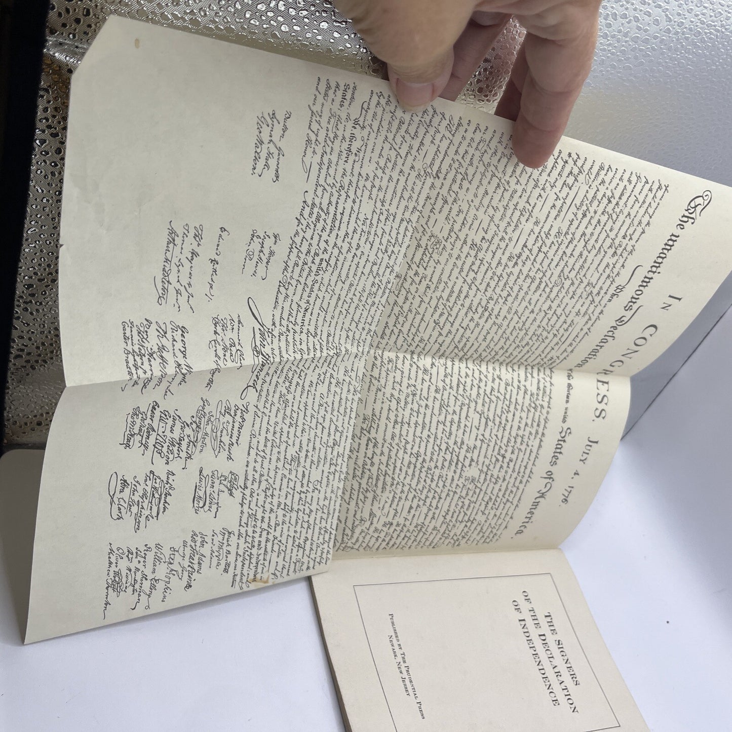 The Signers Of The Declaration Of Independence Book Prudential Insurance P6D