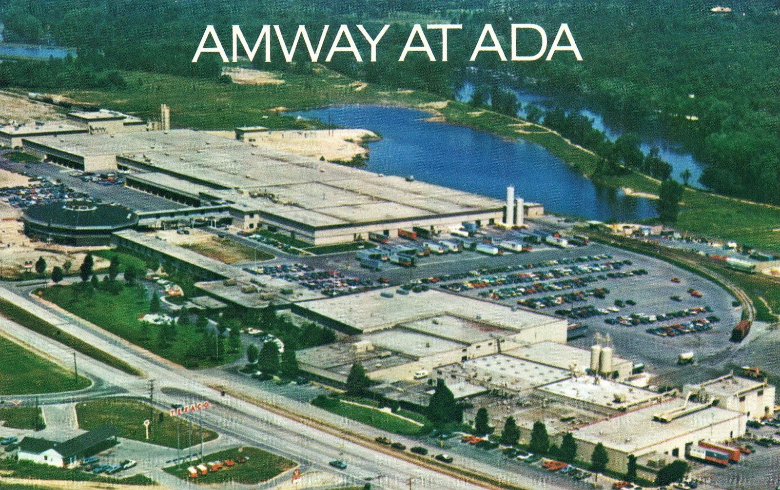 Amway Building at Ada In Ada Forest Hills Michigan Mi Postcard
