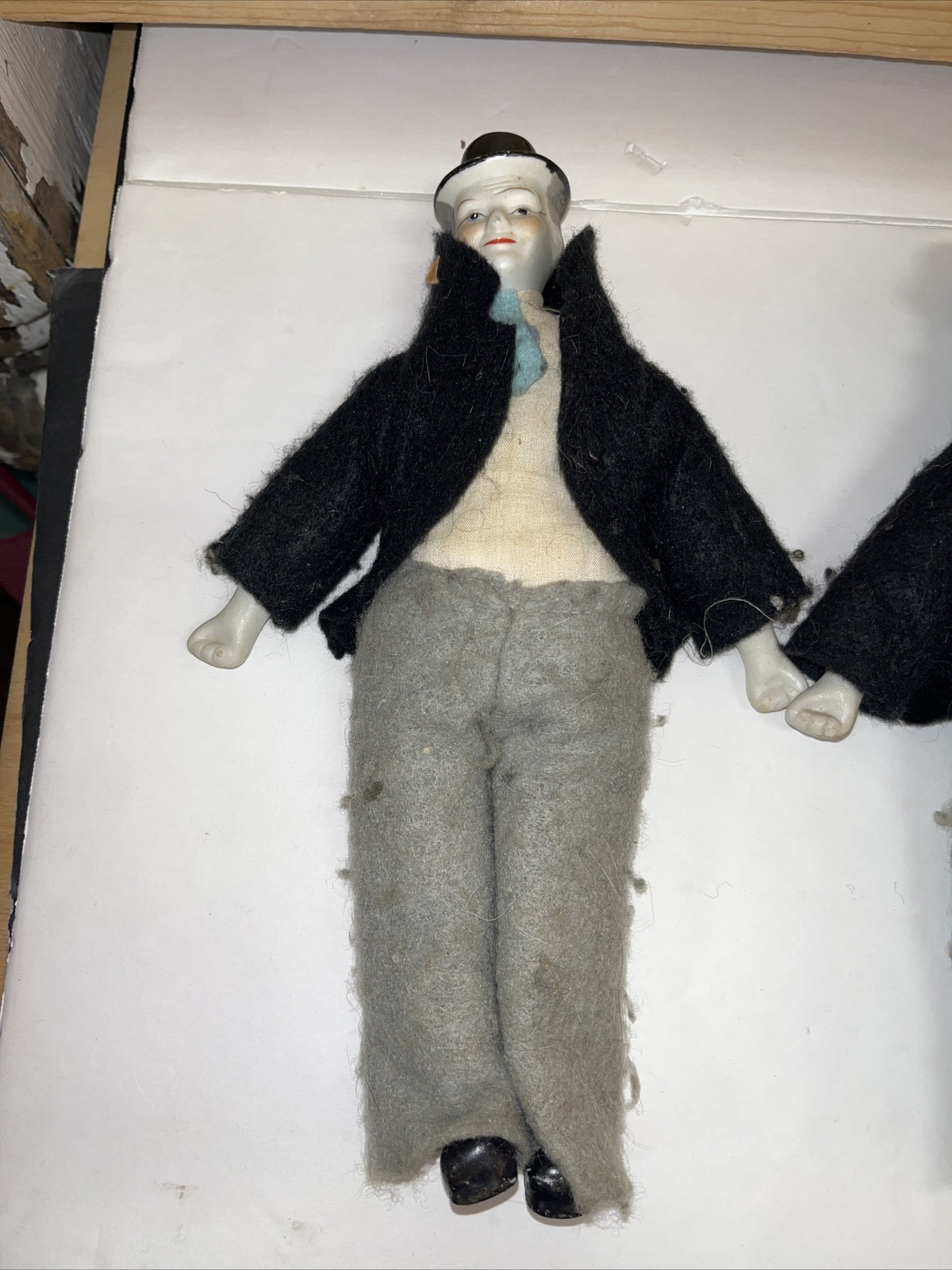 Vintage Price Product Laurel and Hardy Porcelain Dolls 11”