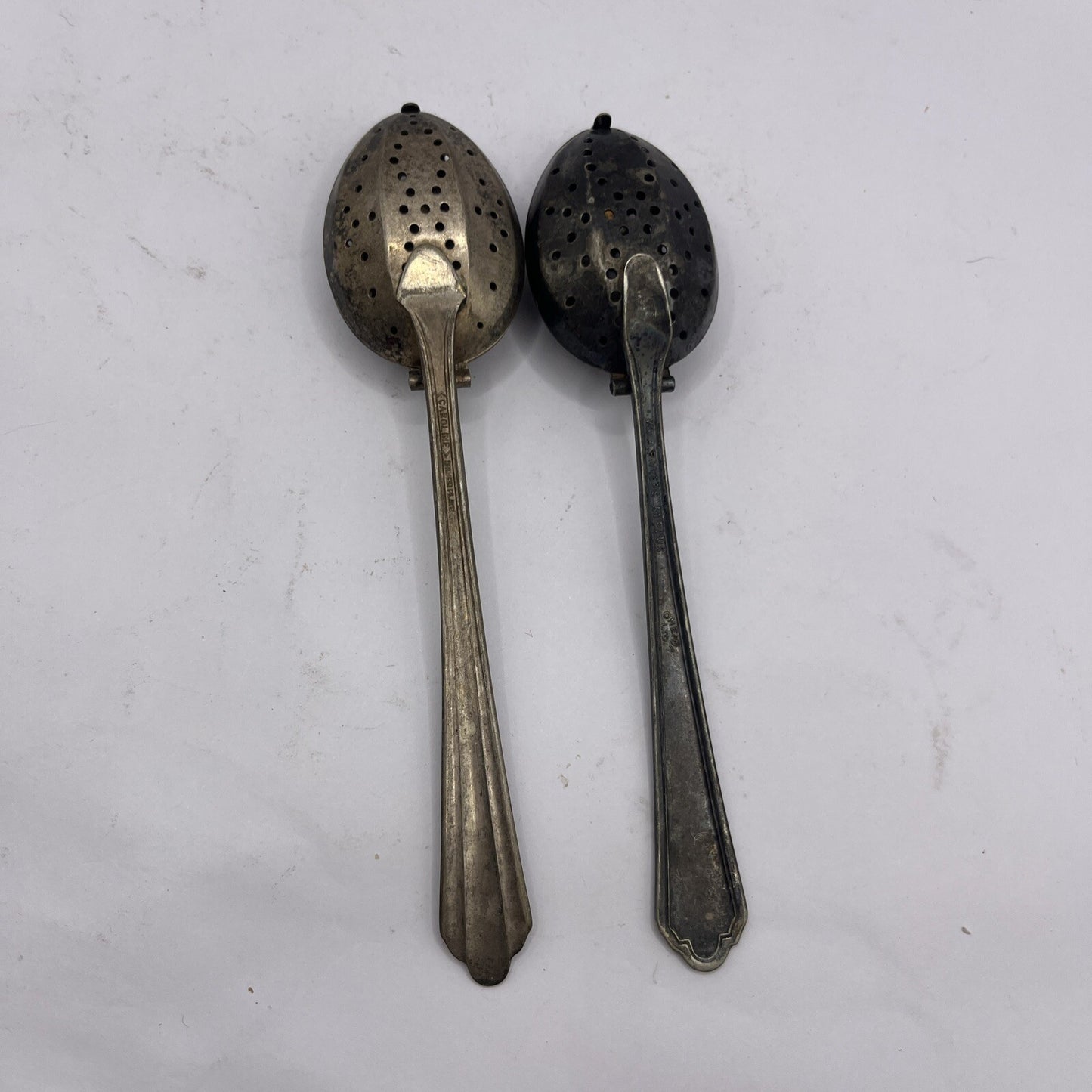 2 Tea Infuser Strainer Spoon One Is Wm A Rogers A1 Plus Oneida Silverplate