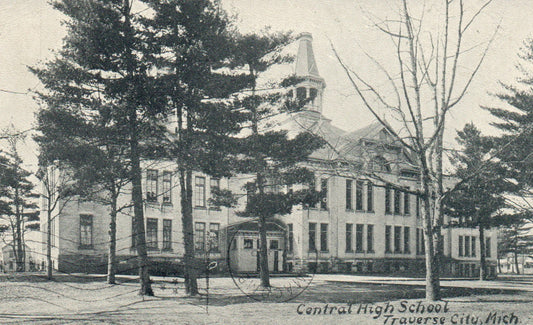 Central High School Traverse City Michigan MI Postcard