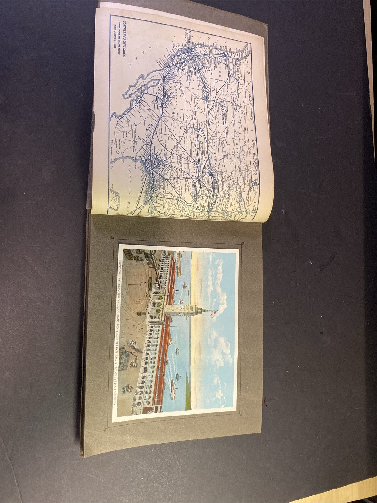 Antique The Shasta Route Along the Southern Pacific Railroad Pictorial Book 1915