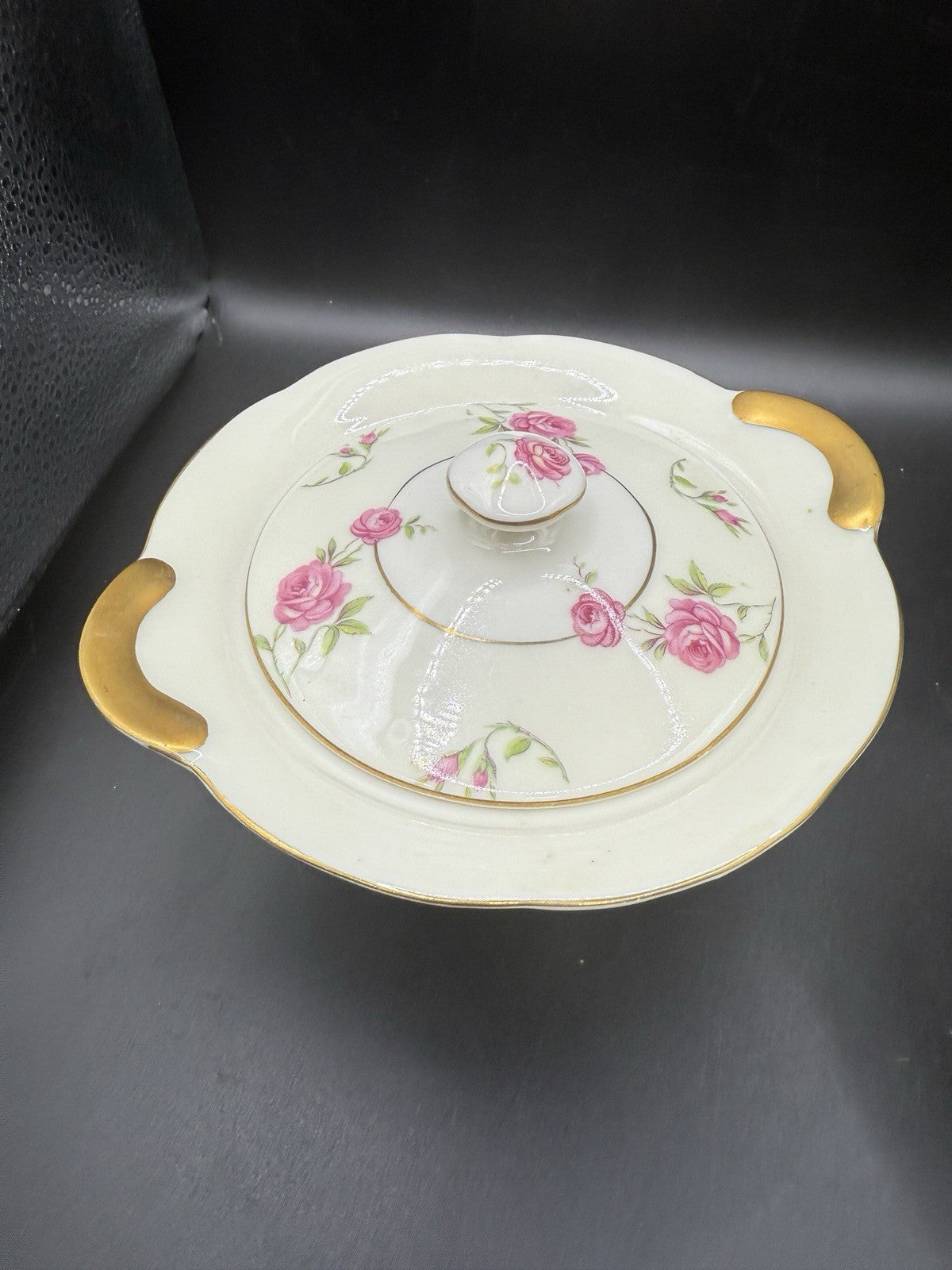 Theodore Haviland Delaware  Pink Roses New York Cream & Sugar