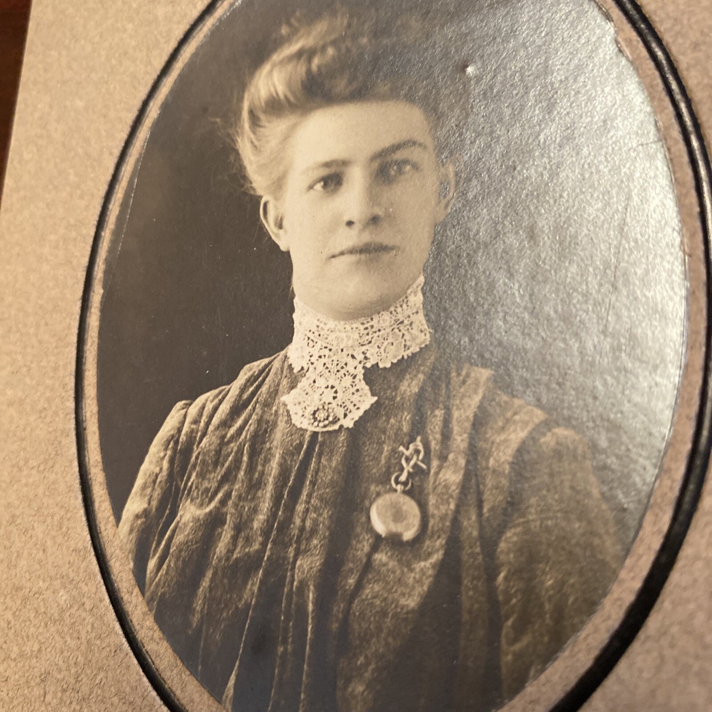 Victorian Real Photo Cabinet Card Rockford Michigan MI R A Utter Rockford MI 