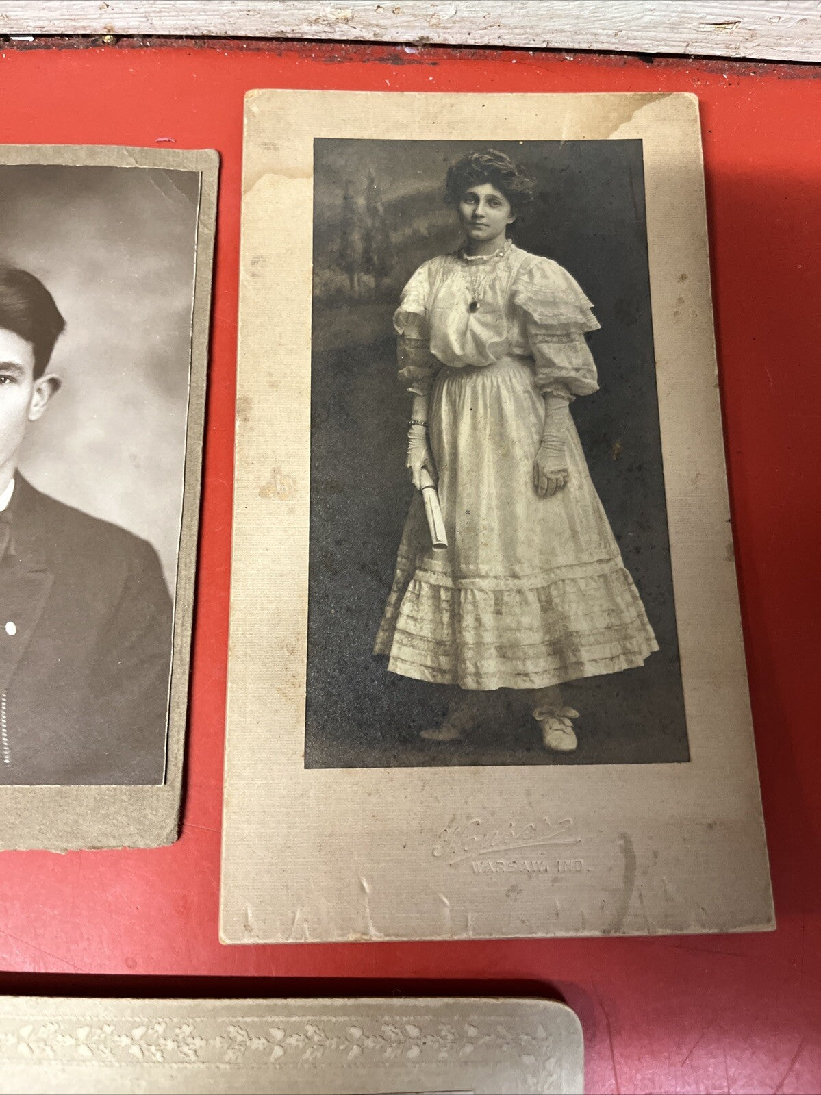 ANTIQUE 1900's ORIGINAL PEOPLE  PHOTO LOT OF 5