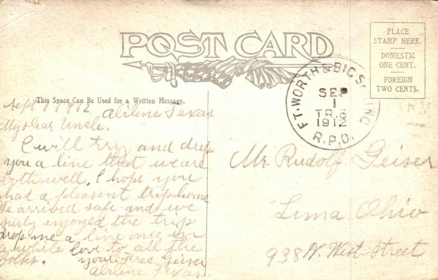 Joseph's Restaurant in Fort Worth Tex Texas TX Postcard