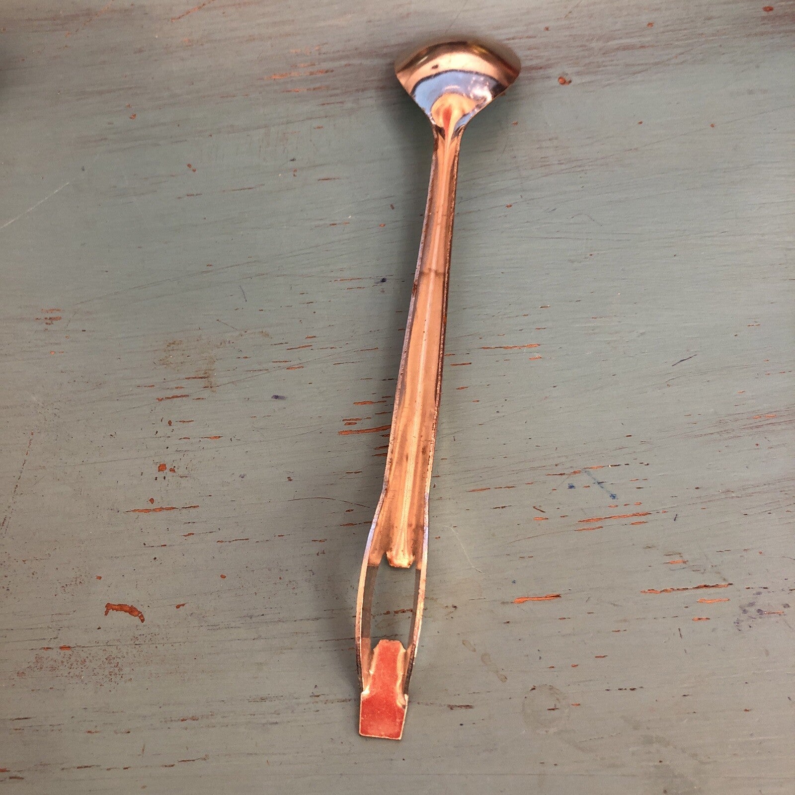 Set of 6 Soda Fountain Spoons with Bottle Opener Advertising Halsey W Taylor Co