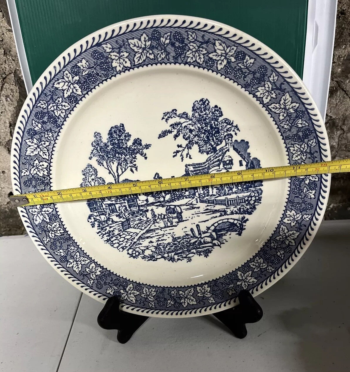 Homer Laughlin Shakespeare Country platter village scene 12”