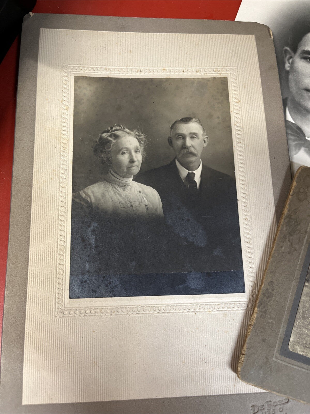 ANTIQUE 1900's ORIGINAL PEOPLE  PHOTO LOT - 3