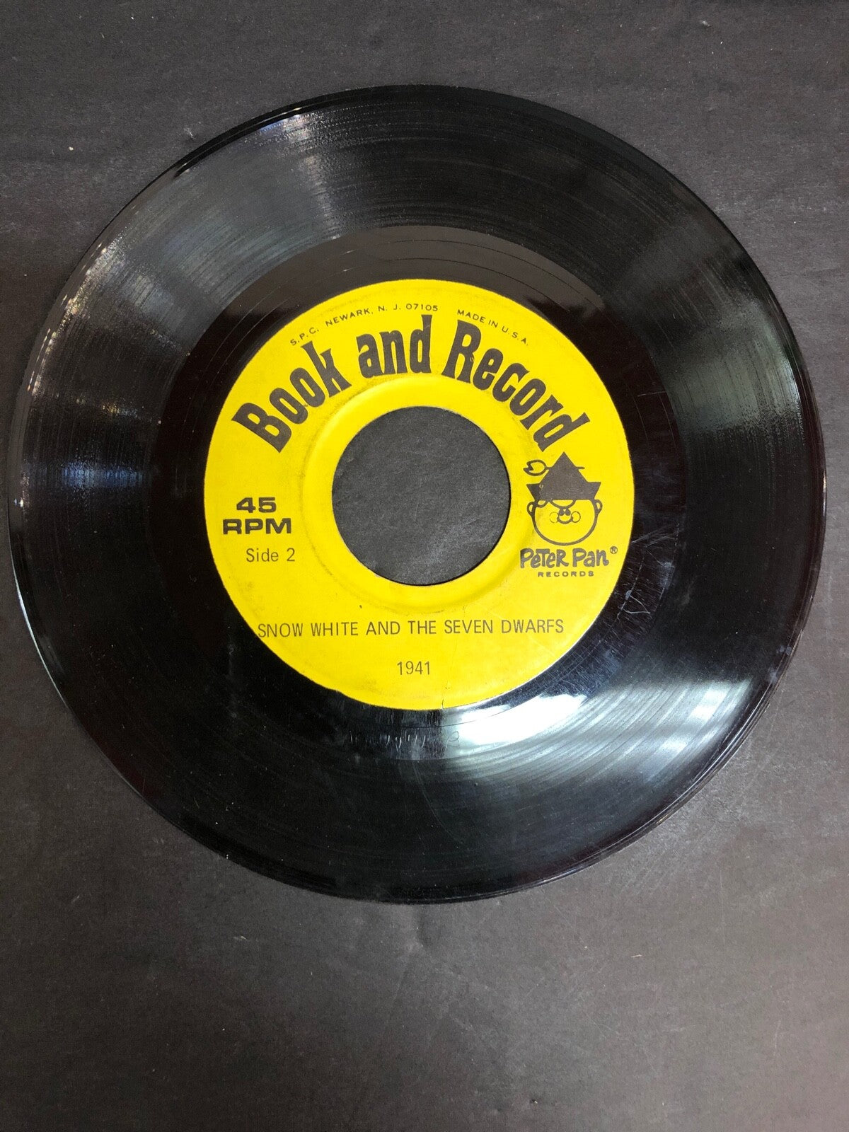 SNOW WHITE and The Seven Dwarfs  BOOK and RECORD by PETER PAN Records #1941