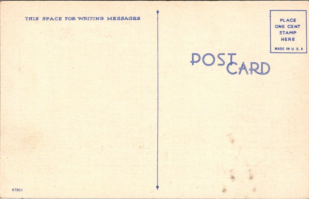 Man Getting Sick Off Side of Sailboat Woman Laughing Fishing Comic 141 Postcard