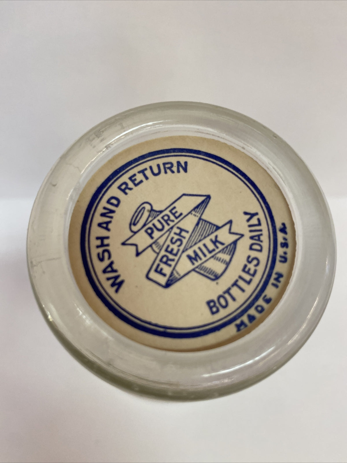 Lansing Dairy Co Pint Michigan MI Mich Old Bottle 