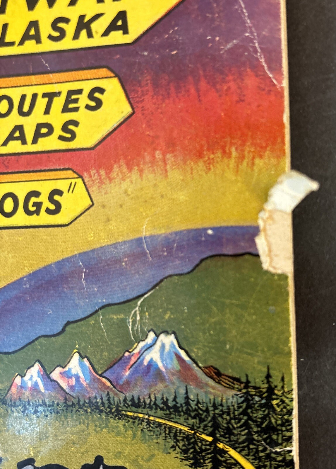 Milepost Directory Guide to Land of Northern Lights March 1953  Booklet