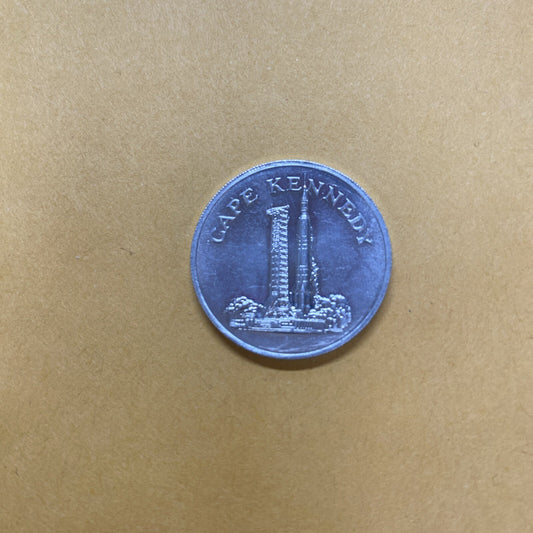 Vintage Cape Kennedy FL Sunoco Oil Commemorative Token Landmarks of America Line