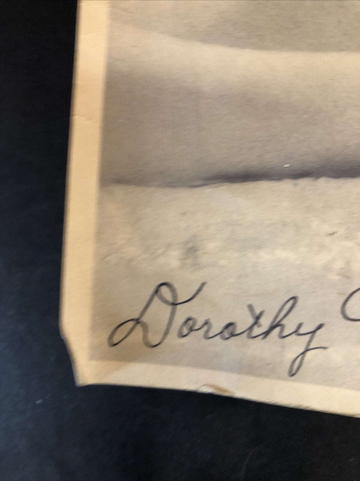 Dorothy Lamour Signed Photo 8"x10" - Standard Oil Advertising Promo AD10188