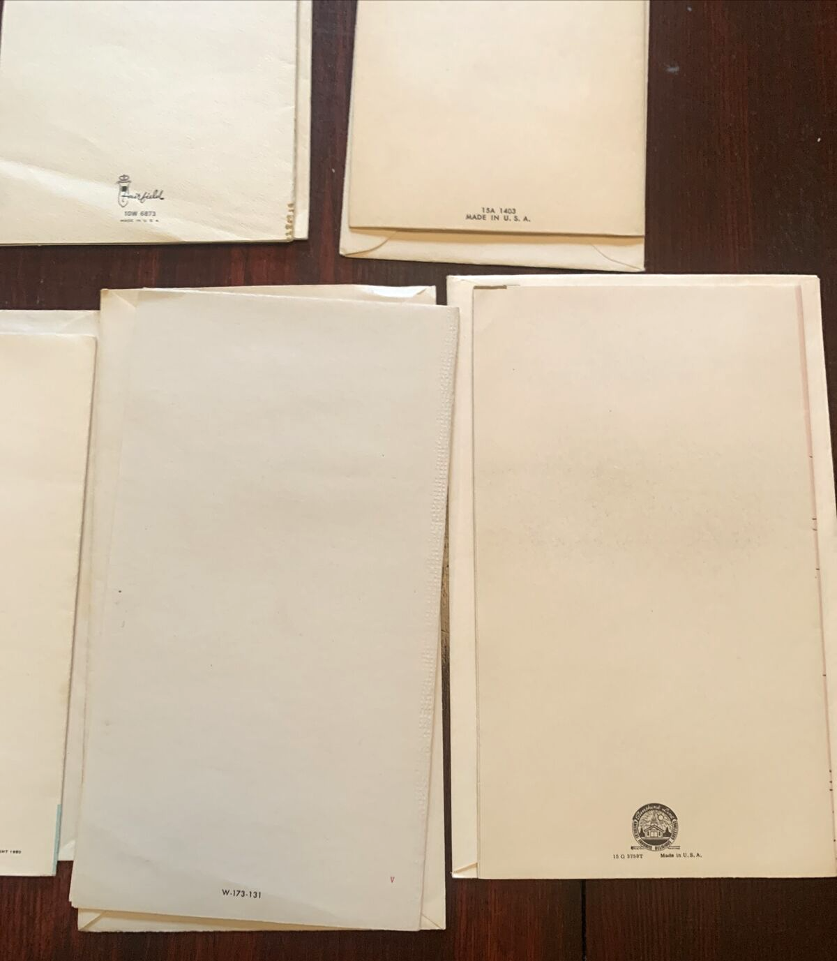 Lot of 8 Vintage Wedding Greeting Cards