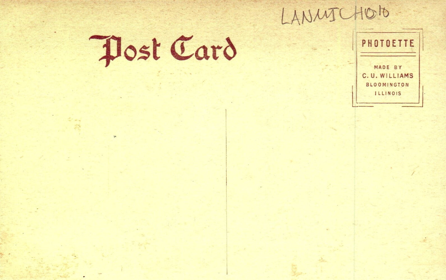 Grand Trunk Station Train Railroad Depot Lansing MI Michigan Mich Postcard 10368