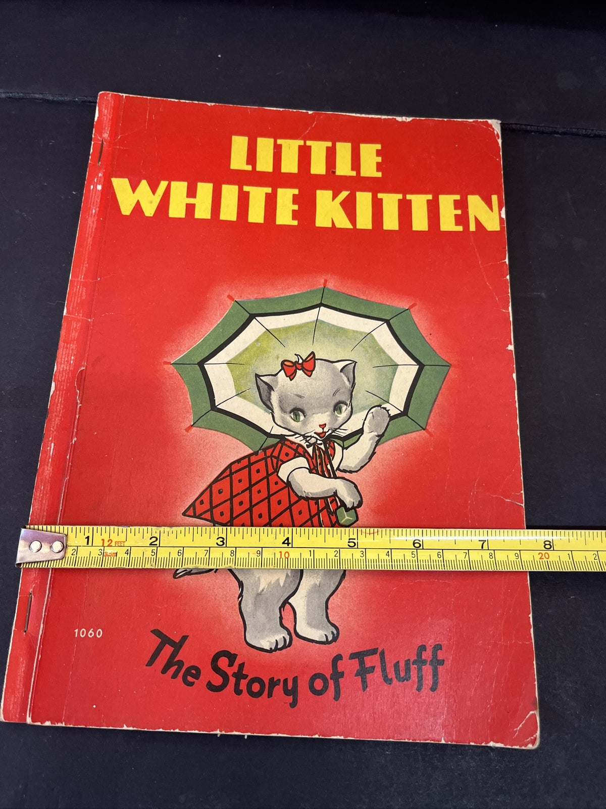 Very Rare 1939 Little White Kitten Children Book By June Scheckler Whitman Publi
