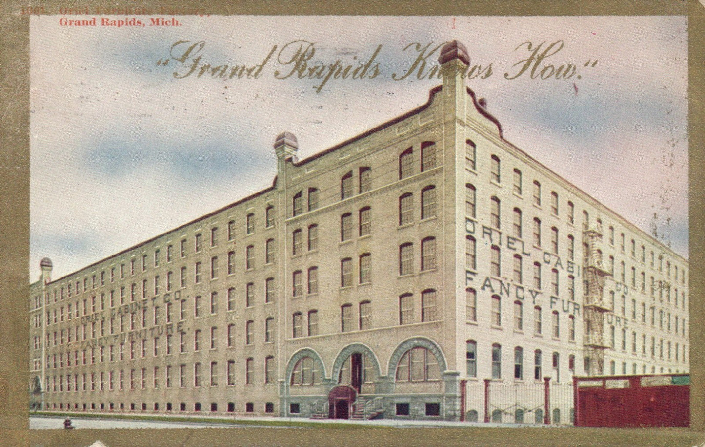 Grand Rapids Knows How, Grand Rapids MI Michigan Postcard