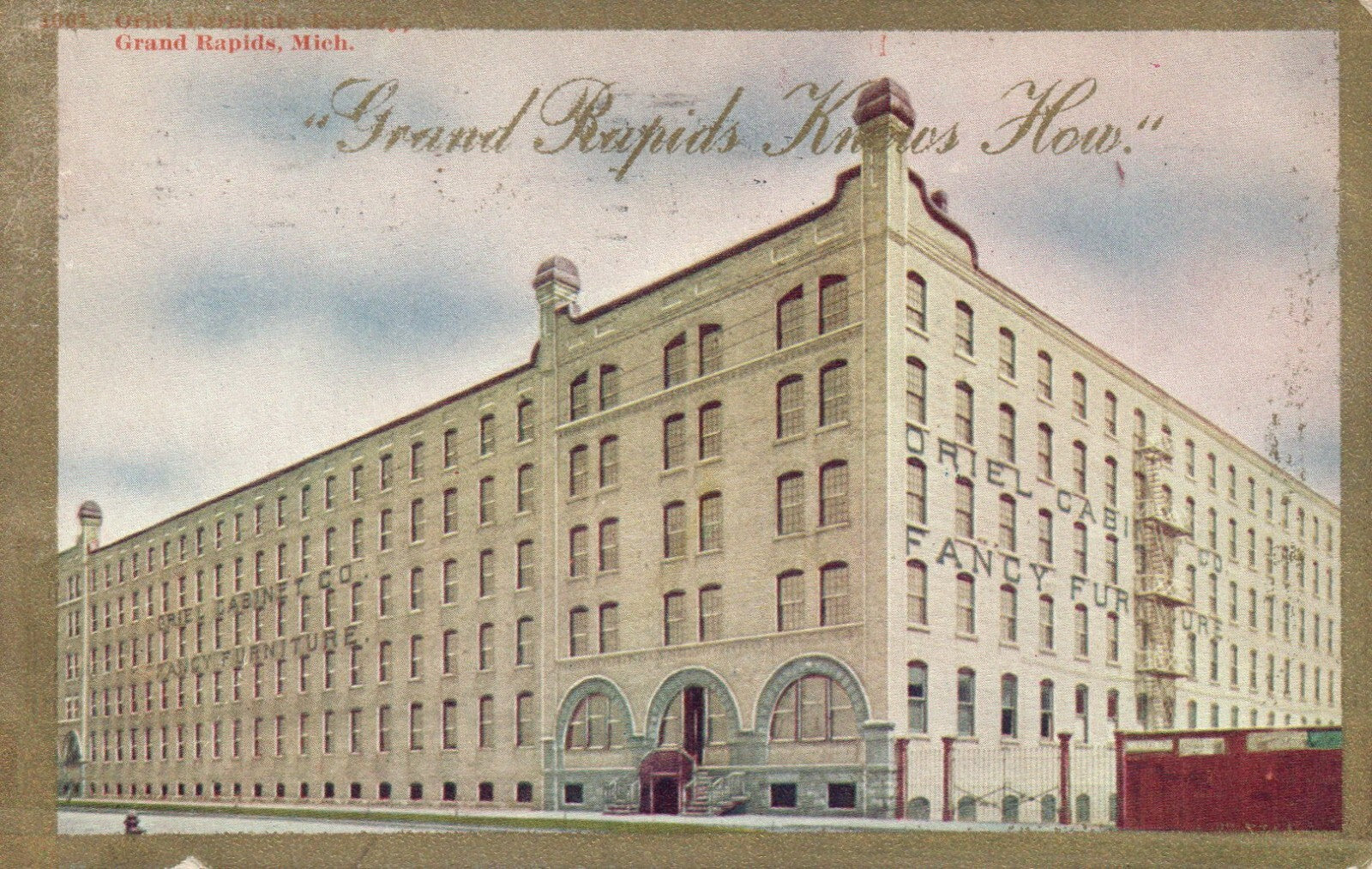 Grand Rapids Knows How, Grand Rapids MI Michigan Postcard