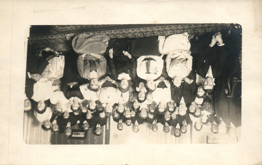 Family Gathering Picture Real Photo Postcard